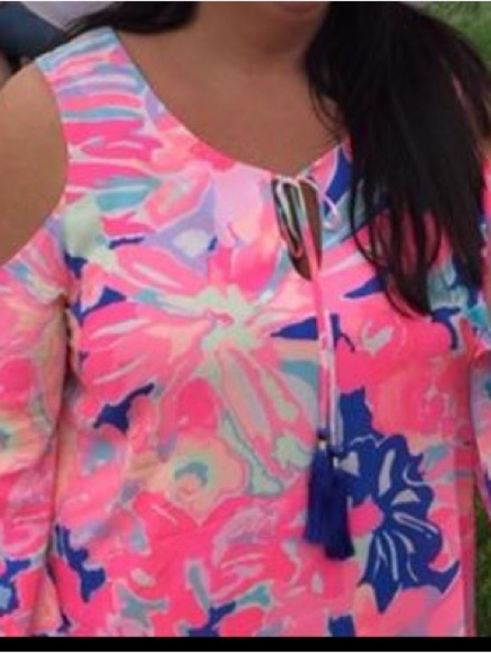 Lilly Pulitzer Benicia Tunic Dress in the "Playa Hermosa" print